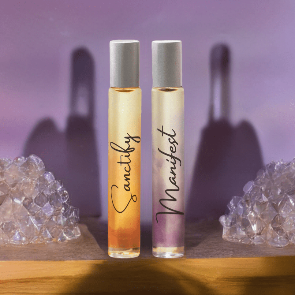 Reiki-Infused Sanctify and Manifest Rollerball Perfumes